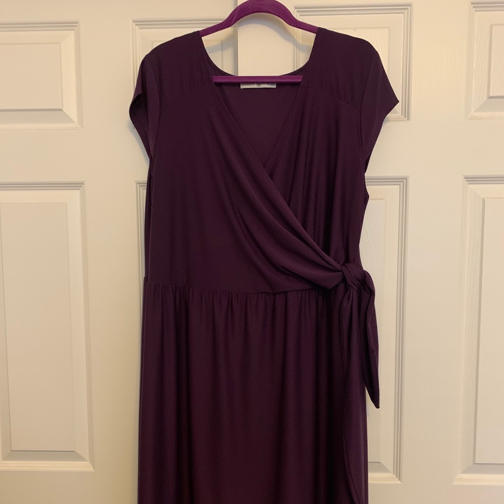 Faux wrap dress